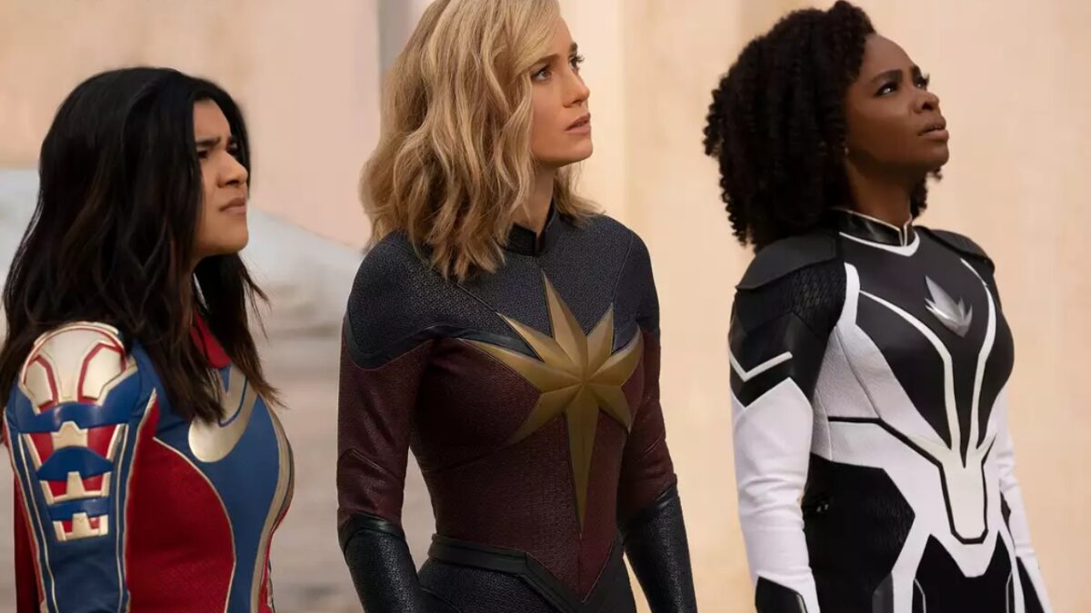 As Marvels Brie Larson Teyonah Parris E Iman Vellani Est O Nas Novas Imagens Do Novo Filme Da