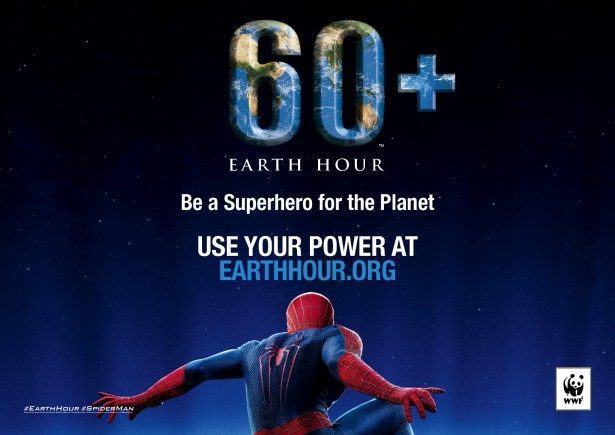 Earth Hour Homem-Aranha