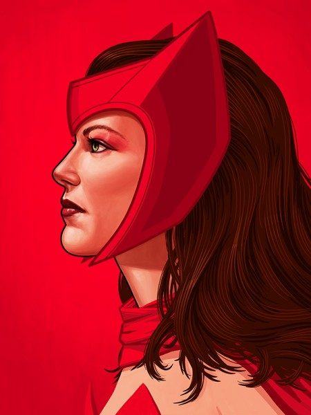 Scarlet-Witch-Mike-Mitchell-Mondo-Marvel-450x600