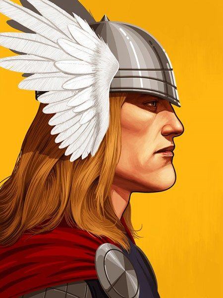 Thor-Mike-Mitchell-Mondo-Marvel-450x600