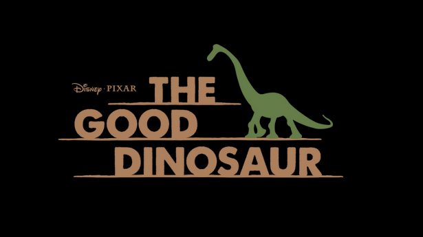 Um pôster do filme estrelado por um menino e um dinossauro.