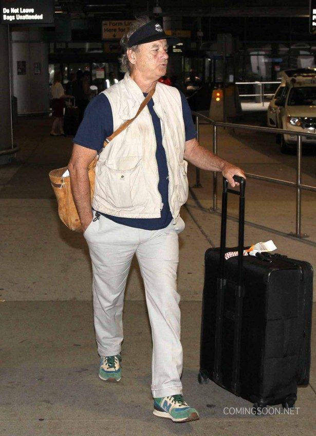 Exclusive... 51817704 Actor Bill Murray arrives Boston, Massachusetts on August 6, 2015 and is seen heading to the 'Ghostbusters' set on the 7th, confirming the rumors that he will have a role in the highly anticipated new comedy. Murray's part has been kept super secret as his name isn't listed on the call sheet and crew has been told to be hush hush about talking about him on set.  FameFlynet, Inc - Beverly Hills, CA, USA - +1 (818) 307-4813