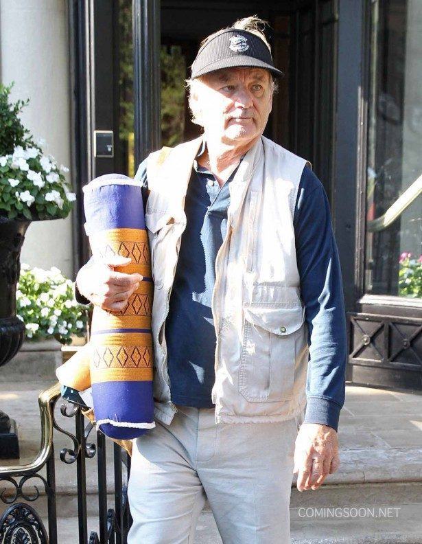 Exclusive... 51818650 Actor Bill Murray arrives Boston, Massachusetts on August 6, 2015 and is seen heading to the 'Ghostbusters' set on the 7th, confirming the rumors that he will have a role in the highly anticipated new comedy. Murray's part has been kept super secret as his name isn't listed on the call sheet and crew has been told to be hush hush about talking about him on set.  FameFlynet, Inc - Beverly Hills, CA, USA - +1 (818) 307-4813