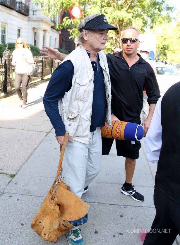 Exclusive... 51818659 Actor Bill Murray arrives Boston, Massachusetts on August 6, 2015 and is seen heading to the 'Ghostbusters' set on the 7th, confirming the rumors that he will have a role in the highly anticipated new comedy. Murray's part has been kept super secret as his name isn't listed on the call sheet and crew has been told to be hush hush about talking about him on set.  FameFlynet, Inc - Beverly Hills, CA, USA - +1 (818) 307-4813