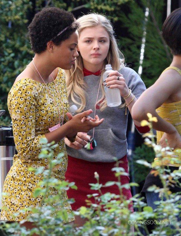 51852849 Actress Chloe Grace Moretz filming scenes on the set of 'Neighbors 2' in Atlanta, Georgia on September 17, 2015. FameFlynet, Inc - Beverly Hills, CA, USA - +1 (818) 307-4813