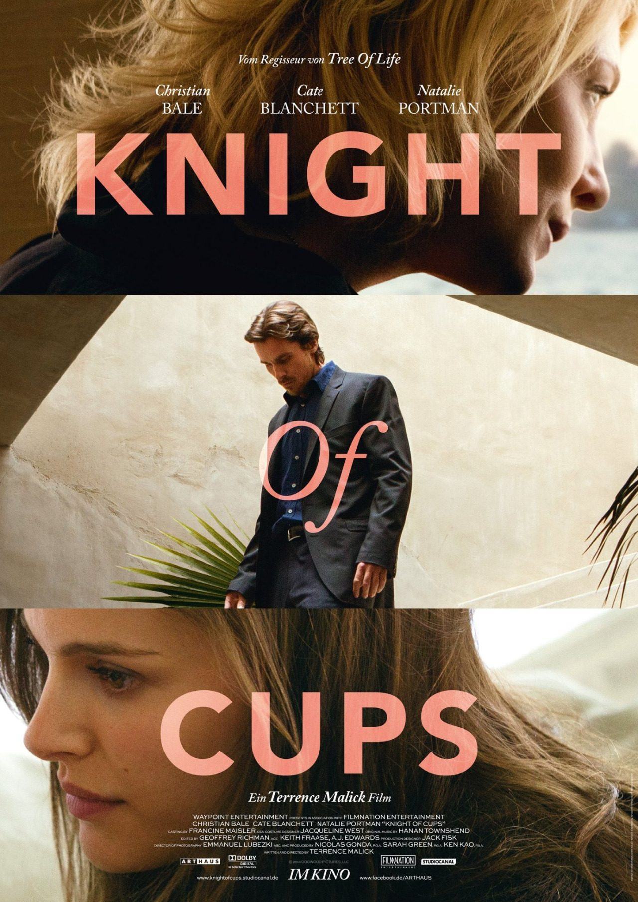 Assista ao novo trailer do drama Knight Of Cups, com Christian Bale