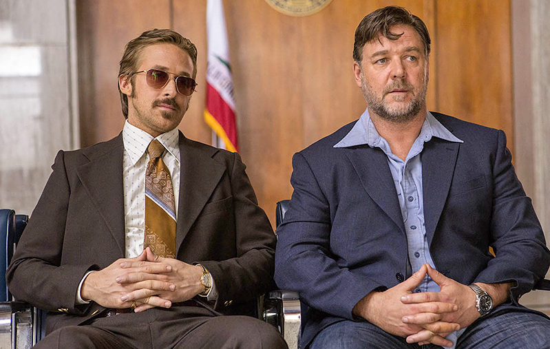 Veja Ryan Gosling e Russell Crowe na primeira imagem de The Nice Guys