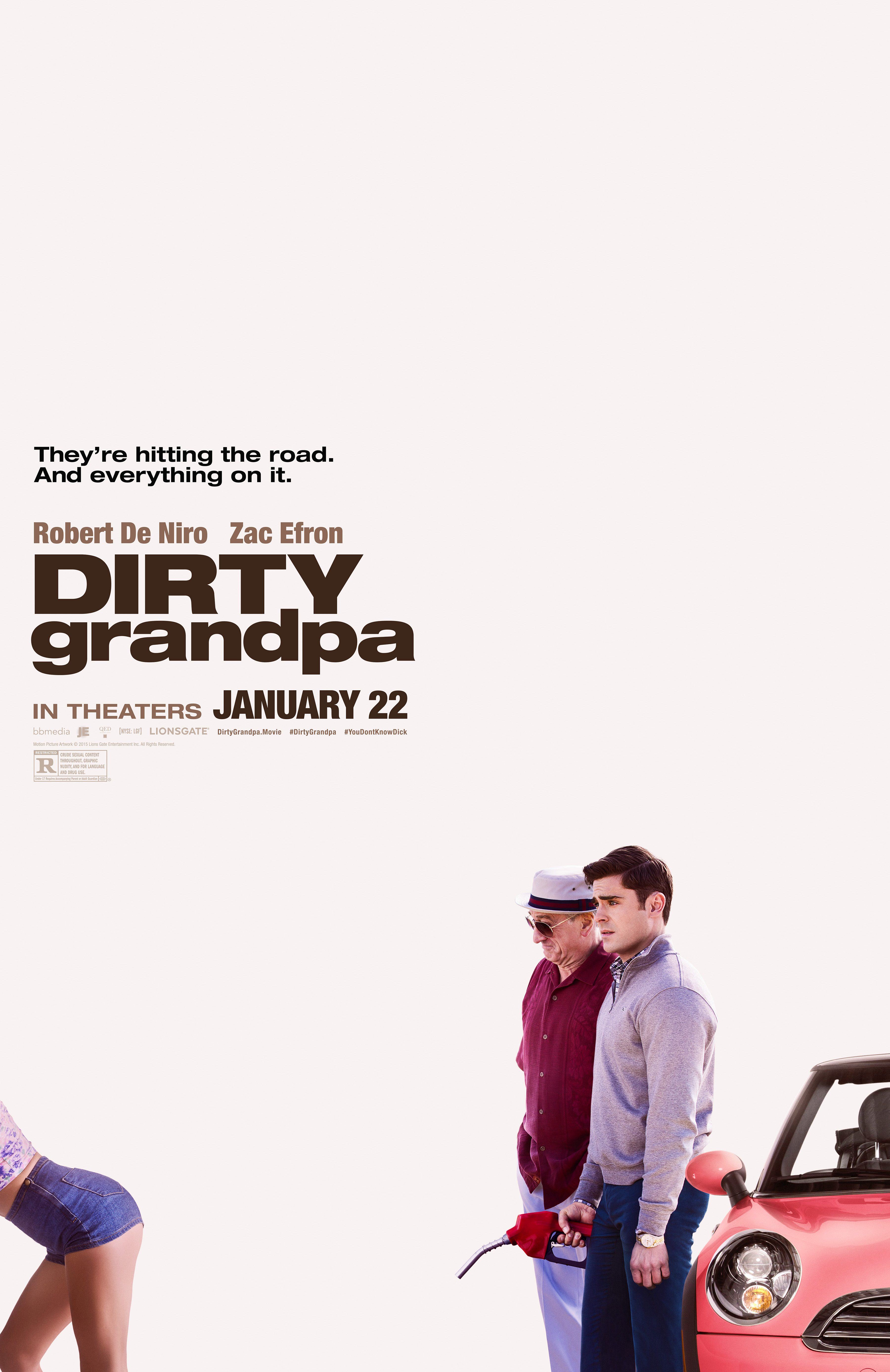 Dirty Grandpa, com Robert De Niro e Zac Efron ganha novo pôster e imagens