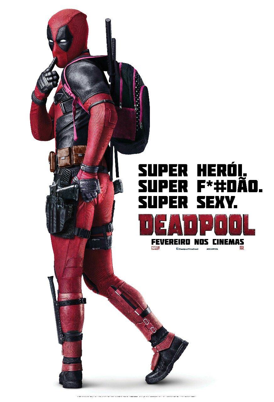 Deadpool Faz Pose Sensual Em Novo Pôster De Seu Filme Solo Cinema Com Rapadura 