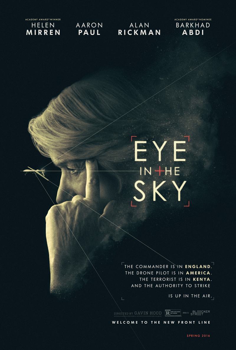 Novo cartaz de Eye In the Sky traz Helen Mirren como protagonista