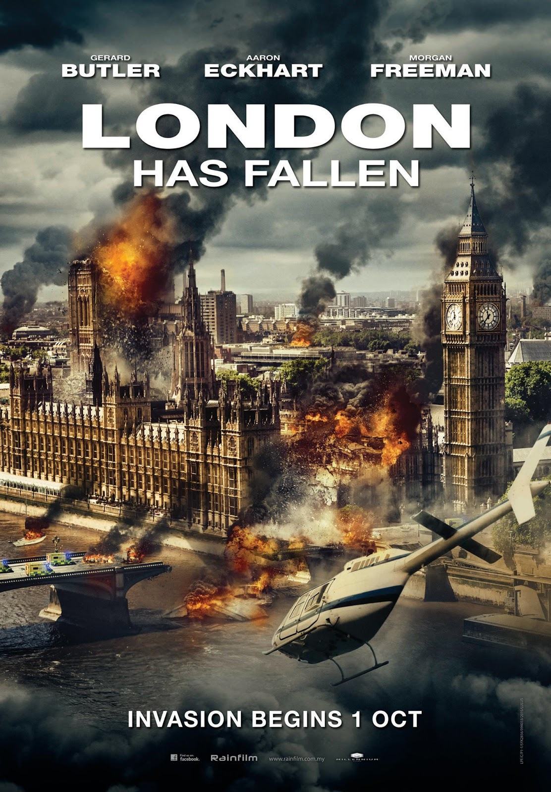 Muita ação e correria no segundo trailer de Invasão à Londres, com Gerard Butler