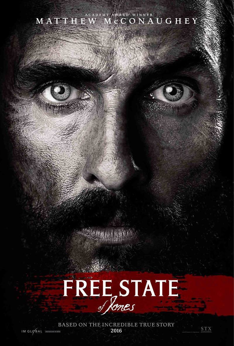 Veja Matthew McConaughey no primeiro pôster e trailer de The Free State of Jones