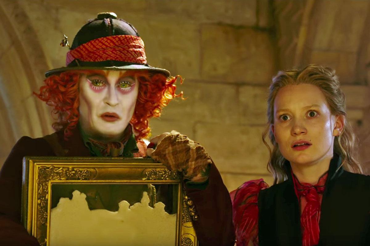 Veja novo trailer de Alice Através do Espelho, com Mia Wasikowska e Depp