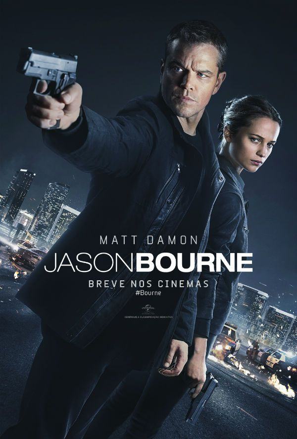 Jason Bourne | Novo filme tem cartaz nacional divulgado e mais um spot