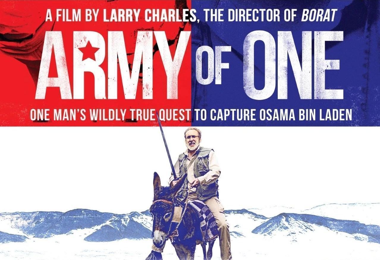 Nicolas Cage é destaque em primeiro trailer da comédia Army of One