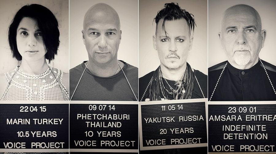 Johnny Depp apoia diretor ucraniano na campanha Prisioneiro pela Arte
