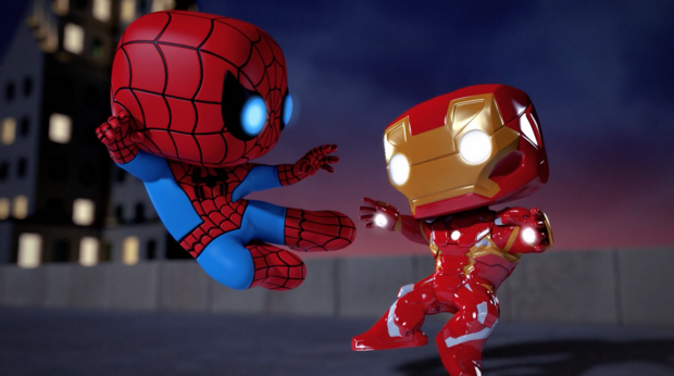 Veja Homem-Aranha contra Homem de Ferro em curta animado da Marvel e Funko