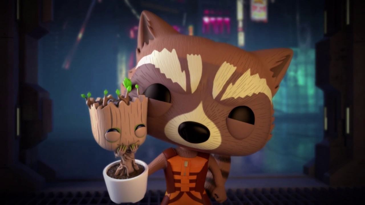 Rocket Raccoon resgata Groot no segundo curta da Marvel Funko Presents