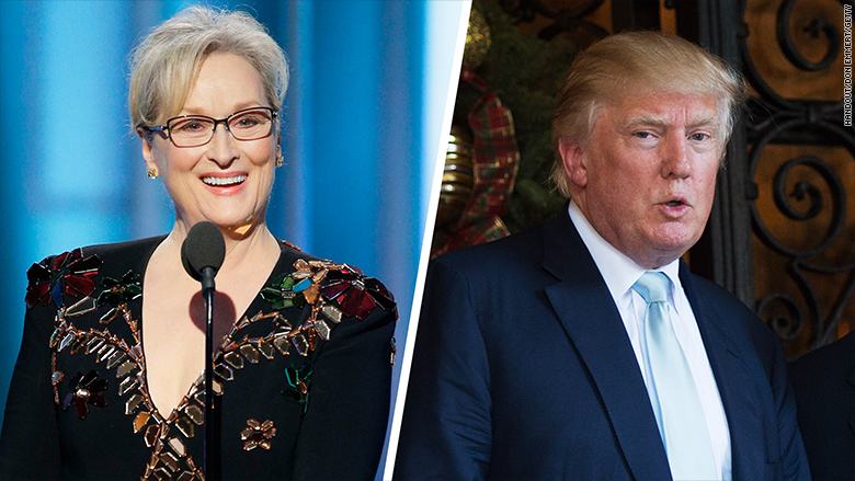 Donald Trump responde ao discurso de Meryl Streep no Globo de Ouro 2017