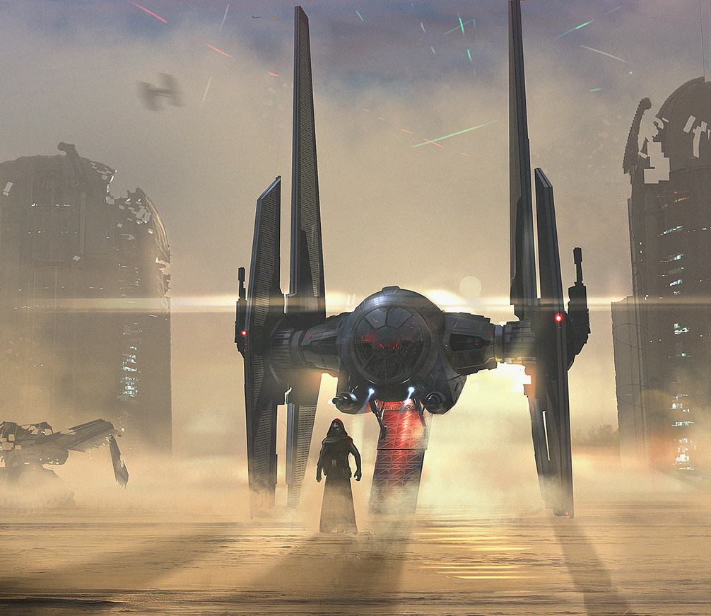 Kylo Ren terá próprio caça TIE em Star Wars: Episódio VIII