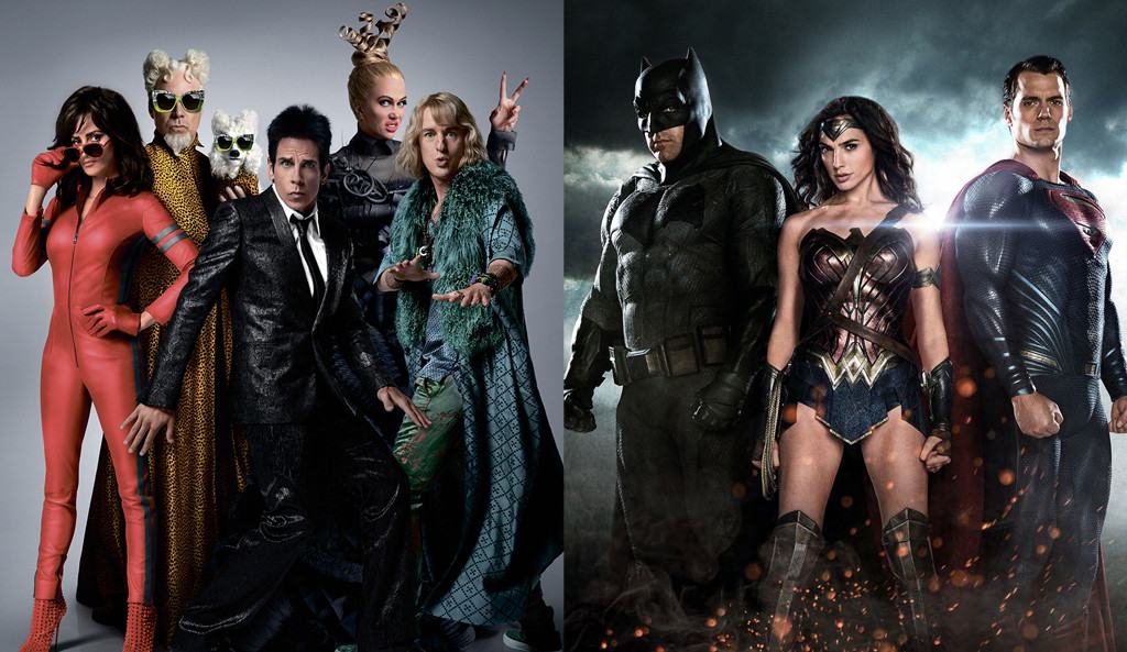 Framboesa de Ouro | Batman Vs Superman e Zoolander 2 lideram a lista dos indicados