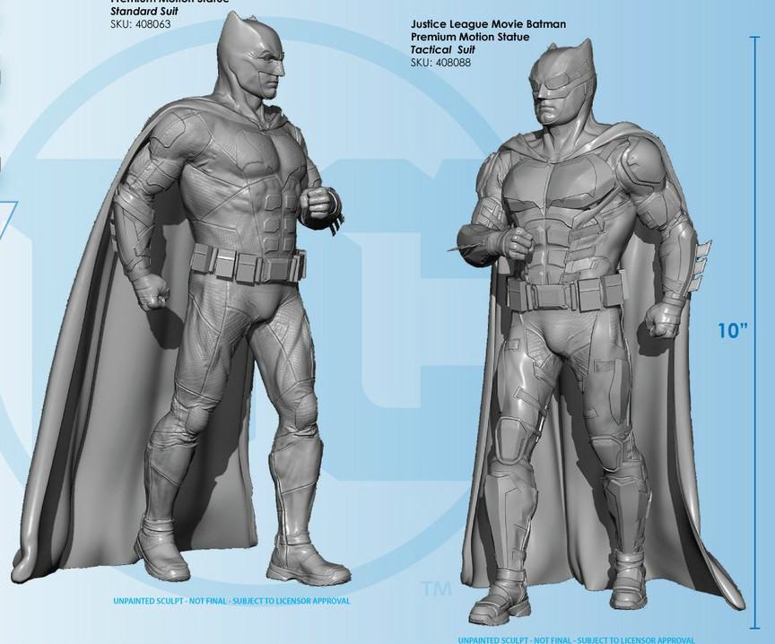 Liga da Justiça | Modelos 3D do uniforme do Batman são revelados