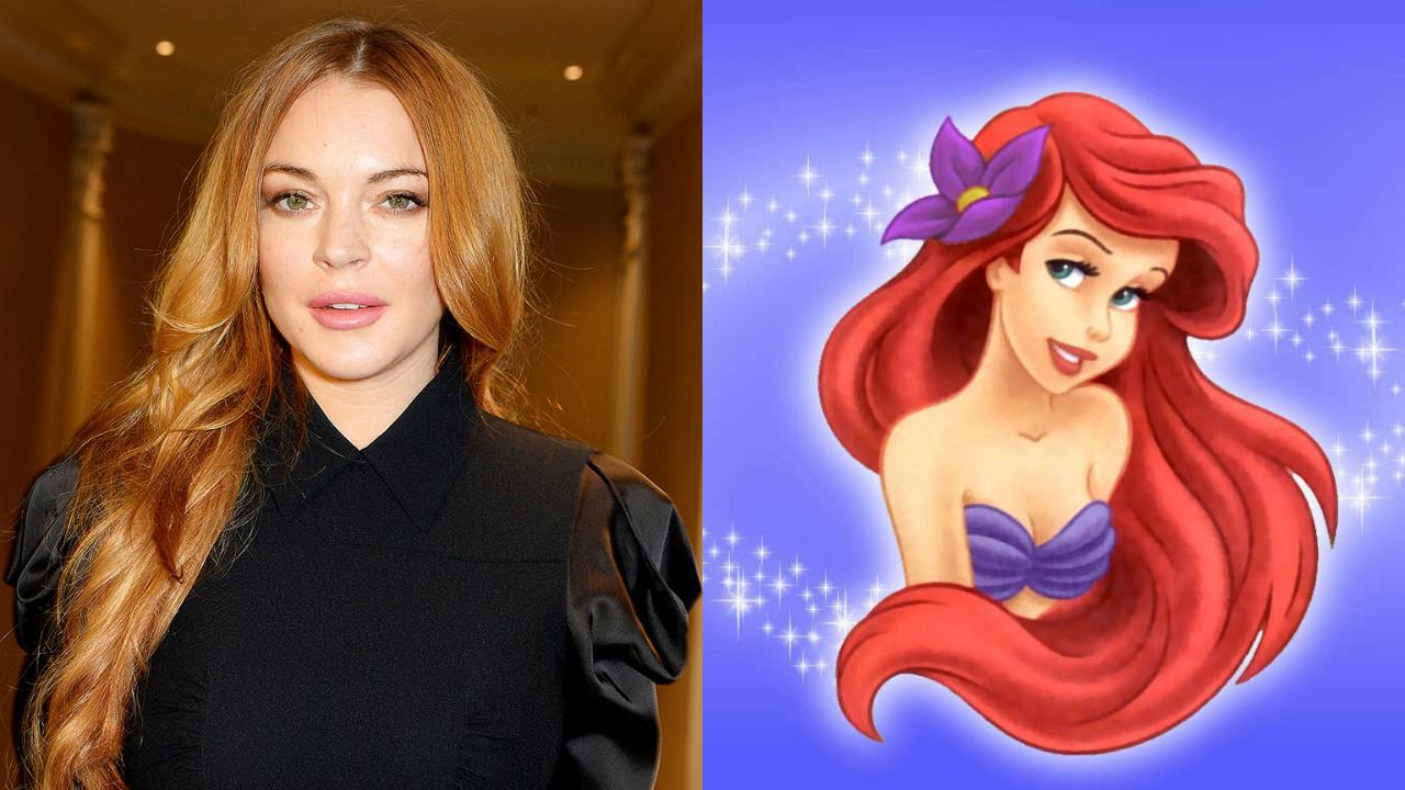 Lindsay Lohan quer interpretar Ariel no reboot de A Pequena Sereia