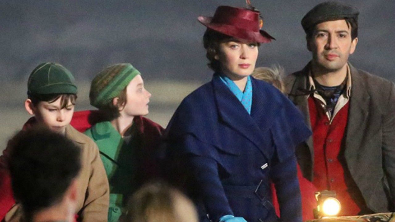 Mary Poppins Returns | Veja Emily Blunt e Lin-Manuel Miranda caracterizados em novas fotos do set