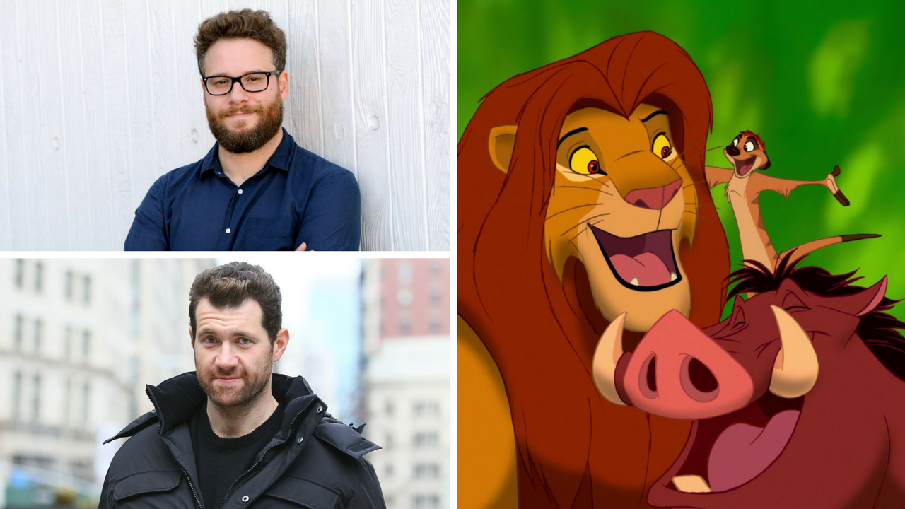 O Rei Leão | Seth Rogen e Billy Eichner podem dublar Timão e Pumba no live-action