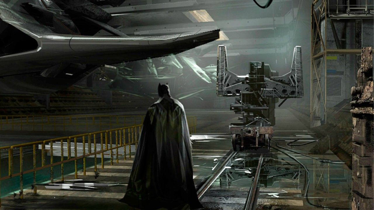 Liga da Justiça | Nova arte conceitual mostra o jato do Batman