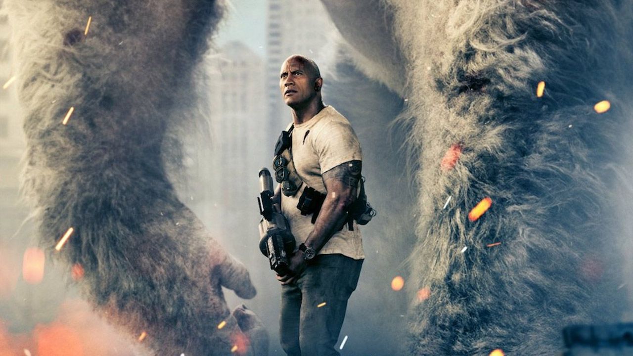 Rampage: Destruição Total | Dwayne Johnson e gorila gigante aparecem em nova imagem