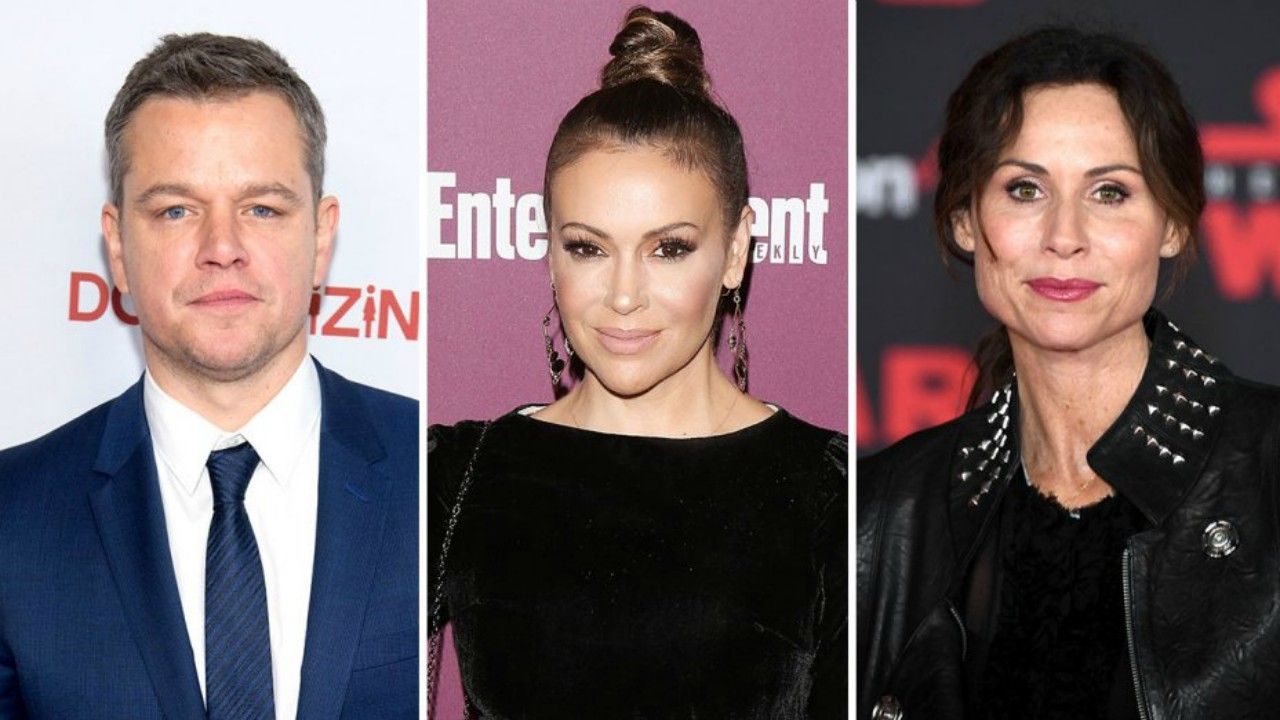 Alyssa Milano e Minnie Driver respondem os comentários de Matt Damon sobre assédio sexual