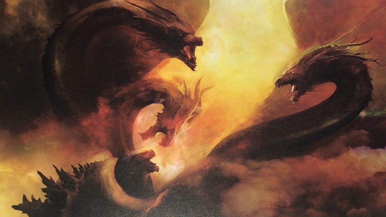 Godzilla II – Rei dos Monstros | Novo pôster exclusivo da #SDCC traz batalha entre Godzilla e Rei Ghidorah