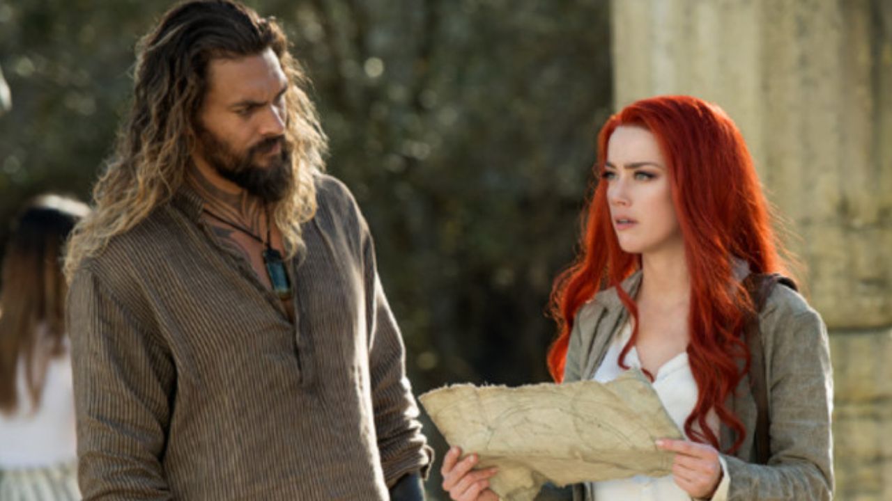 Aquaman | Jason Momoa e Amber Heard estampam novos pôsteres do longa