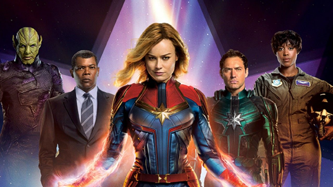 Capitã Marvel | Carol Danvers exibe seus poderes em novos pôsteres do filme