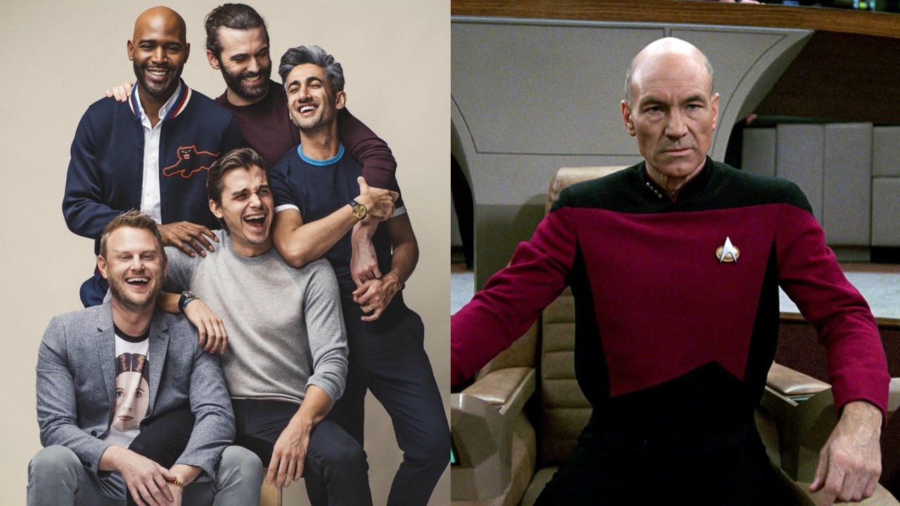 Terceira temporada de Queer Eye ganha trailer e série de Star Trek sobre Picard tem novos nomes no elenco