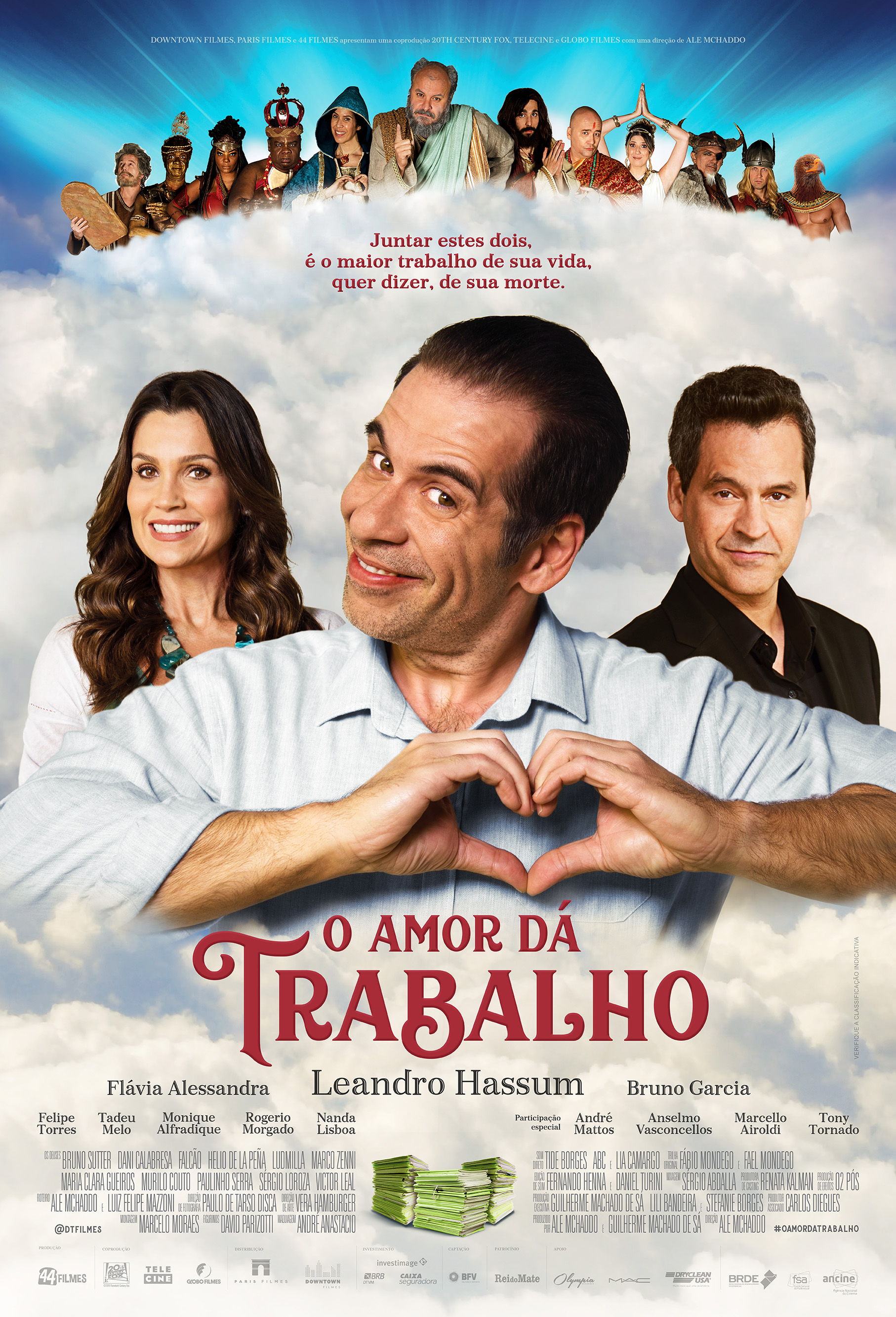 O Amor Dá Trabalho Comédia romântica com Leandro Hassum e Flávia