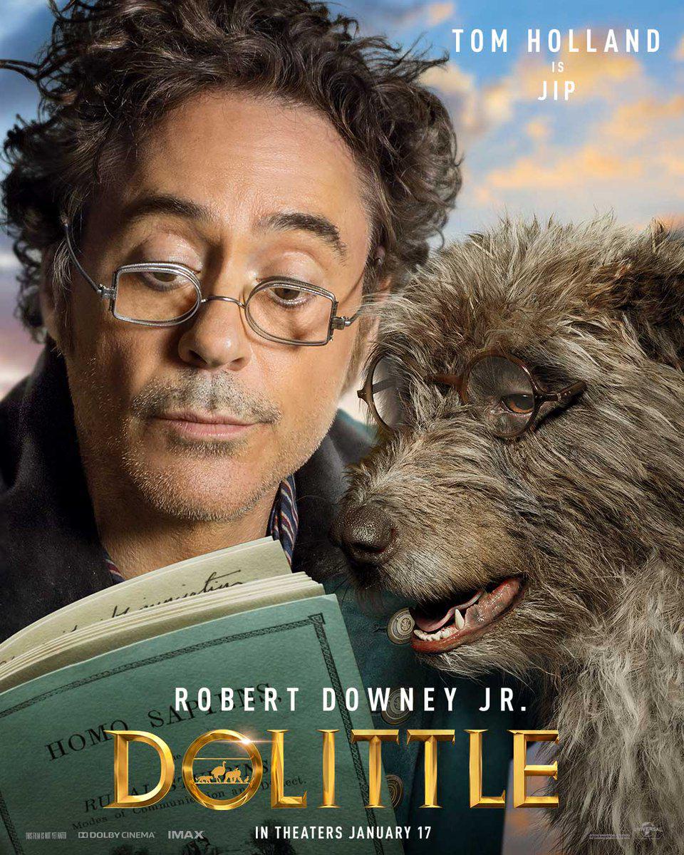 Dolittle  Robert Downey Jr. e animais estão nos cartazes individuais do  filme - Cinema com Rapadura