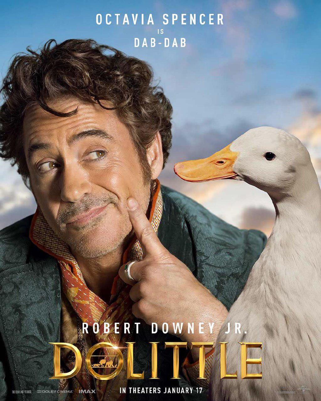 Dolittle  Robert Downey Jr. e animais estão nos cartazes individuais do  filme - Cinema com Rapadura