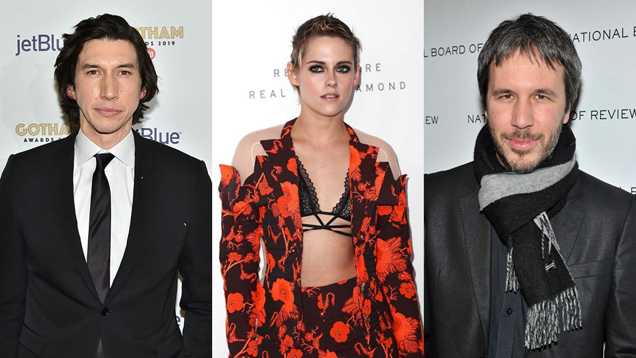 Adam Driver, Kristen Stewart e Denis Villeneuve serão homenageados pela Associação de Críticos de Hollywood