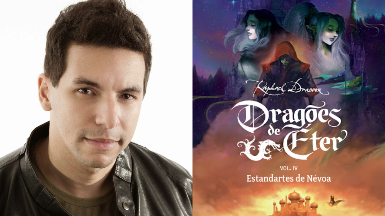 Raphael Draccon lança Estandartes de Névoa, quarto volume da saga Dragões de Éter